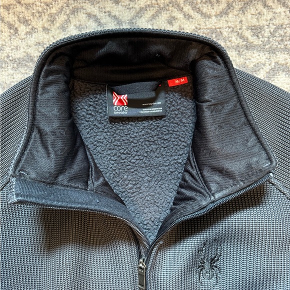 Spyder Men’s Foremost Core Sweater Full Zip Jacket - Medium - Picture 2 of 4